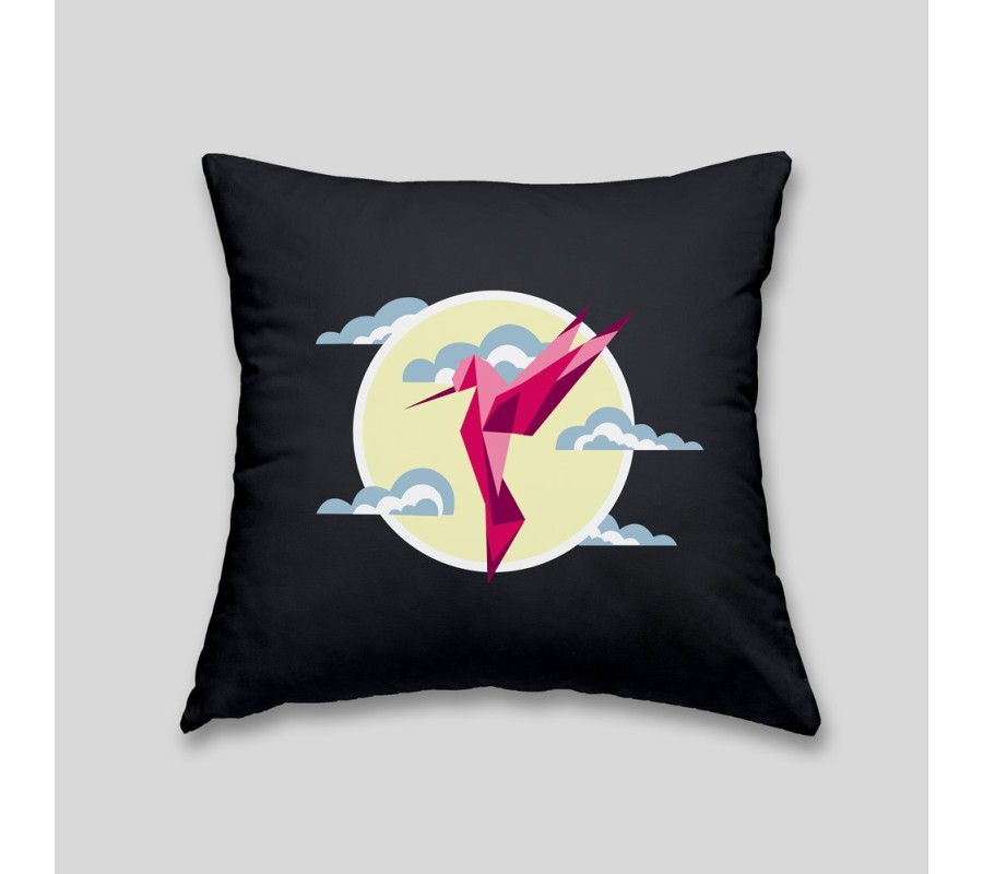 Coussin colibri