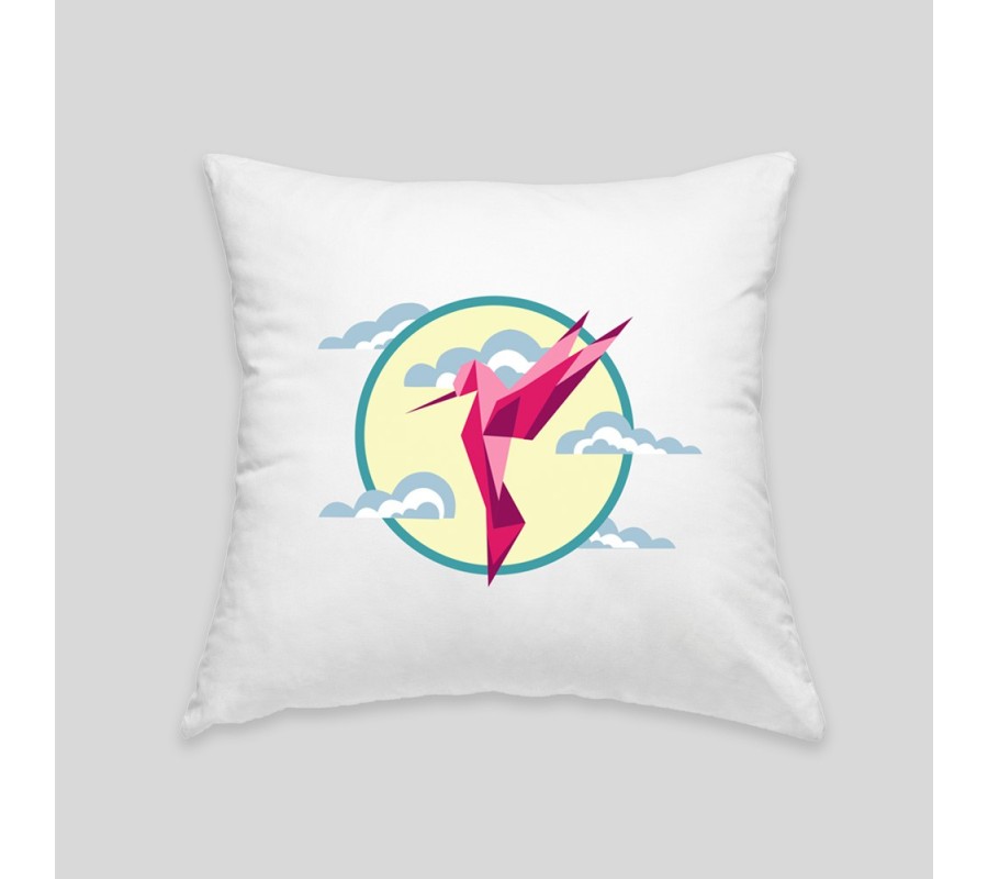 Coussin colibri